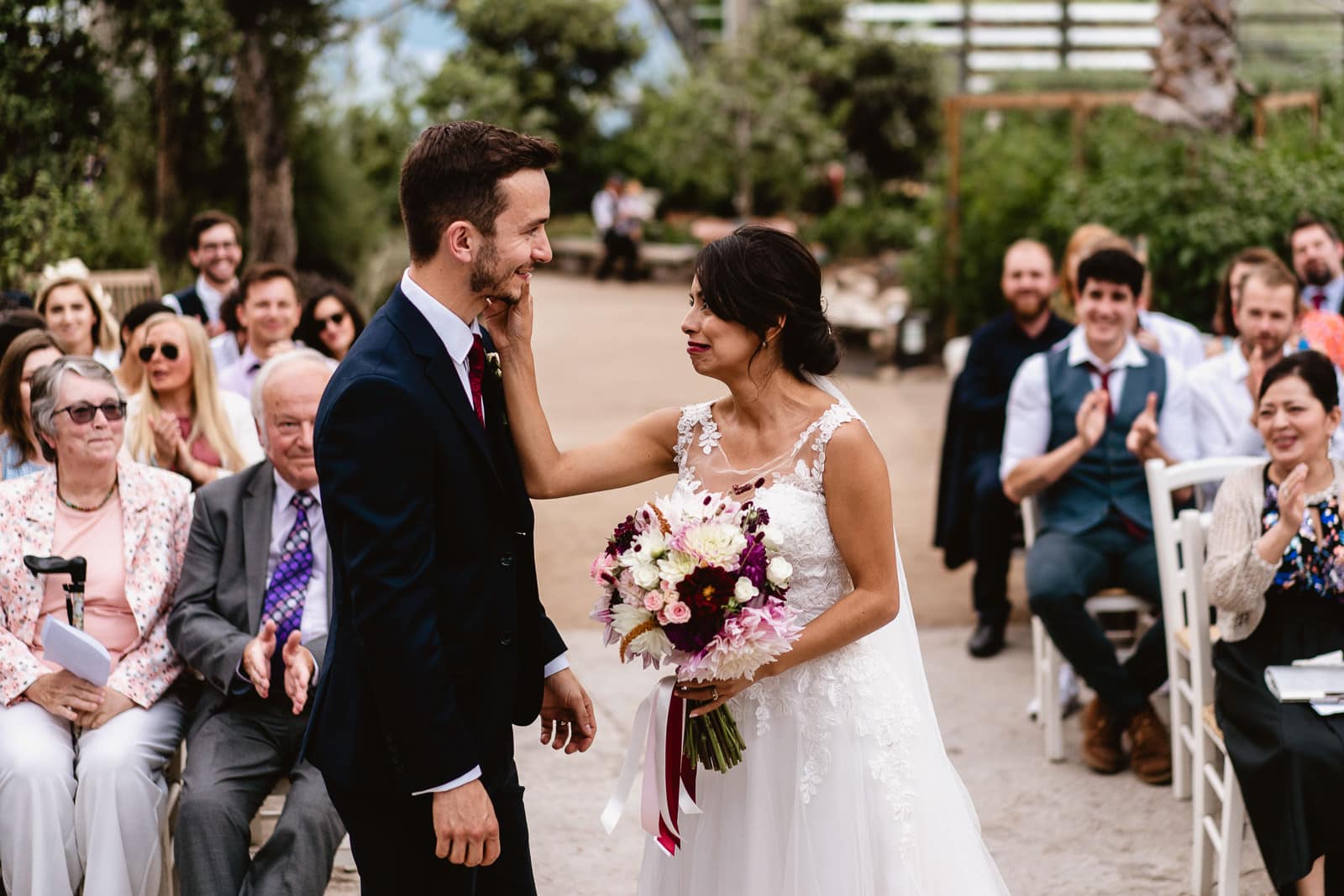 Wedding images from the Eden Project in Cornwal